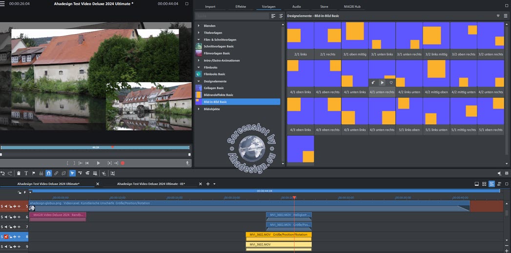 Magix Video Deluxe 2024 - Bild in Bild