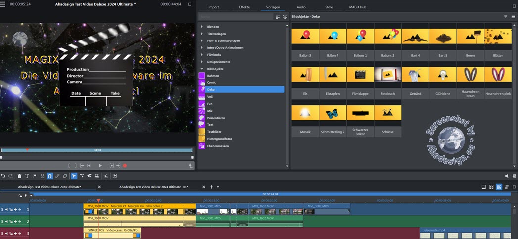 Magix Video Deluxe 2024 - Bildobjekte