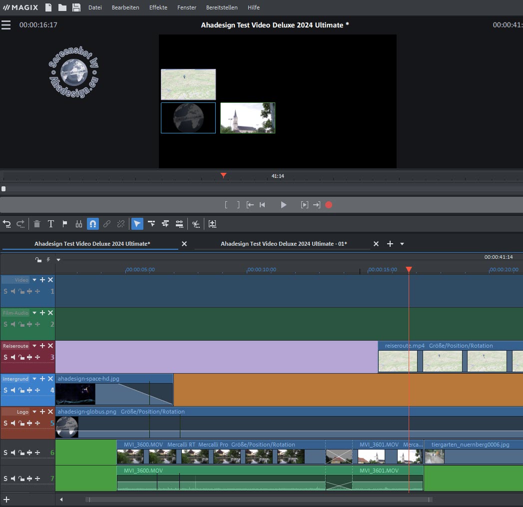 Magix Video Deluxe 2024 - Multicam Filme