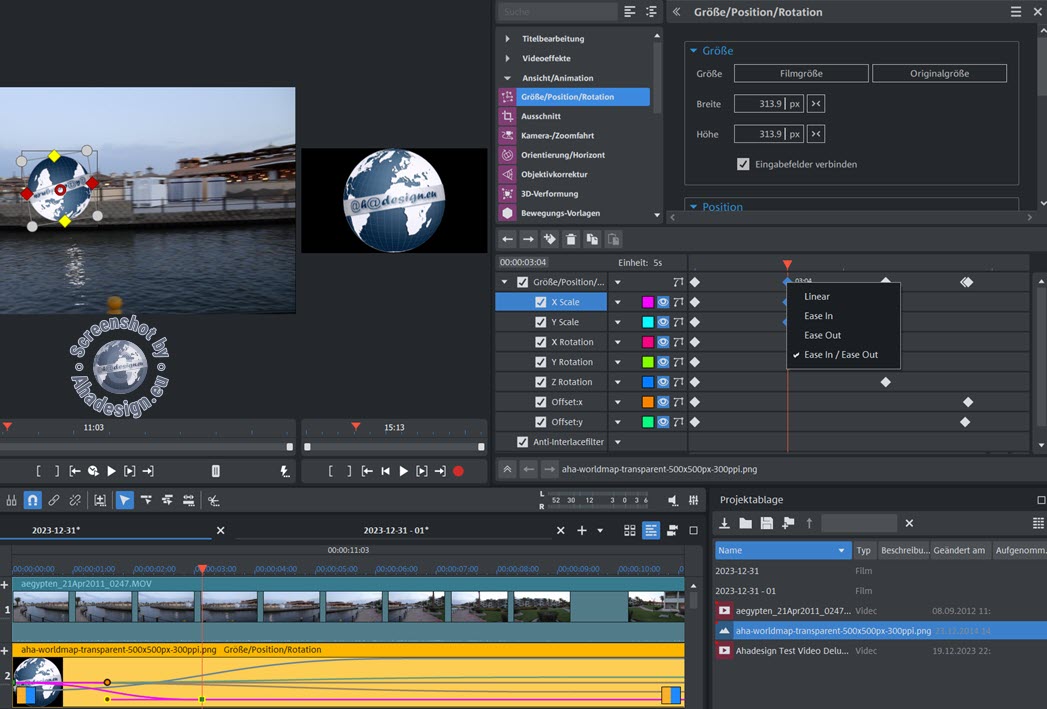 Video Pro X15 - Keyframes manuell