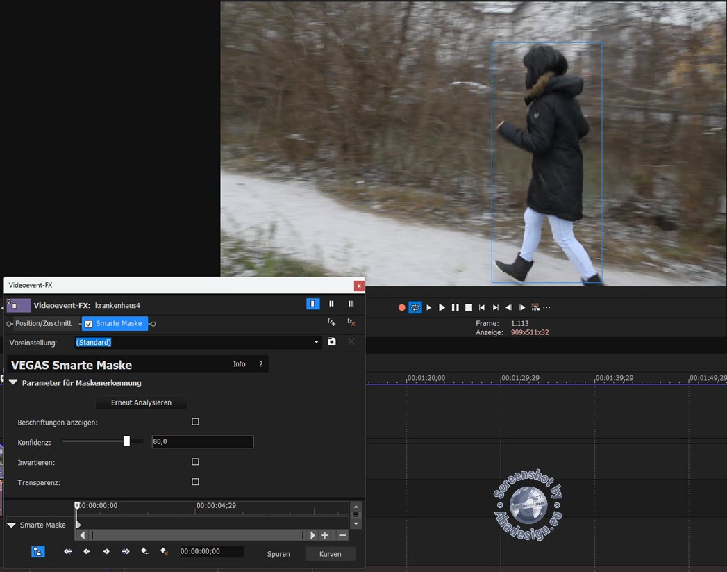 VEGAS Pro 21 - Smart Mask Analyse