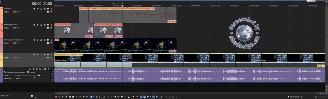 VEGAS Pro 21 - Timeline