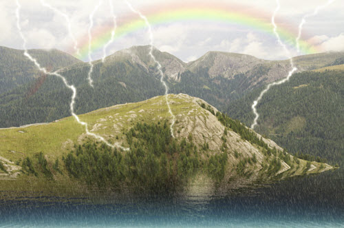nature-effects8-berge-wasser-regenbogen-blitz-regen