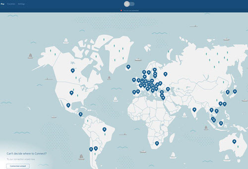 nordvpn-landkarte