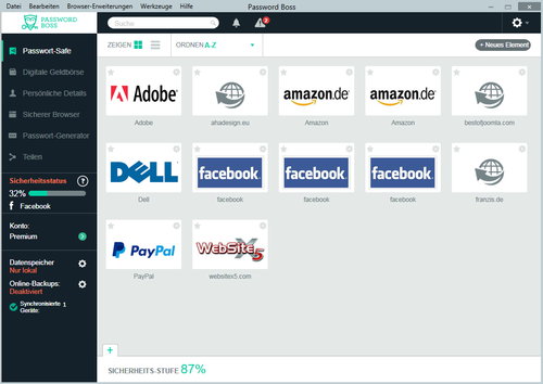 passwordboss-programm-oberflaeche