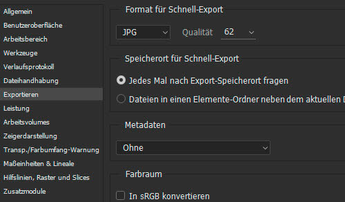 speichern-ohne-aktion-format-schnellexport