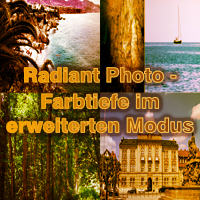 Radiant Photo Test - Die Farbtiefe im erweiterten Modus