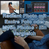 Radiant Photo mit Excire Foto oder Mylio Photos? Vergleich!