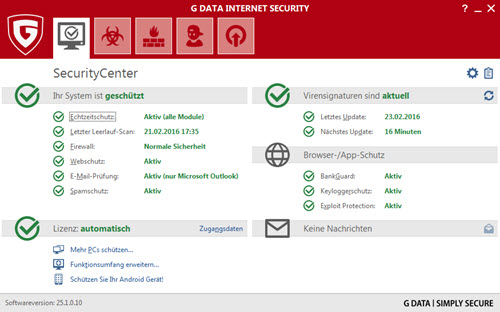 gdata-programm-oberflaeche