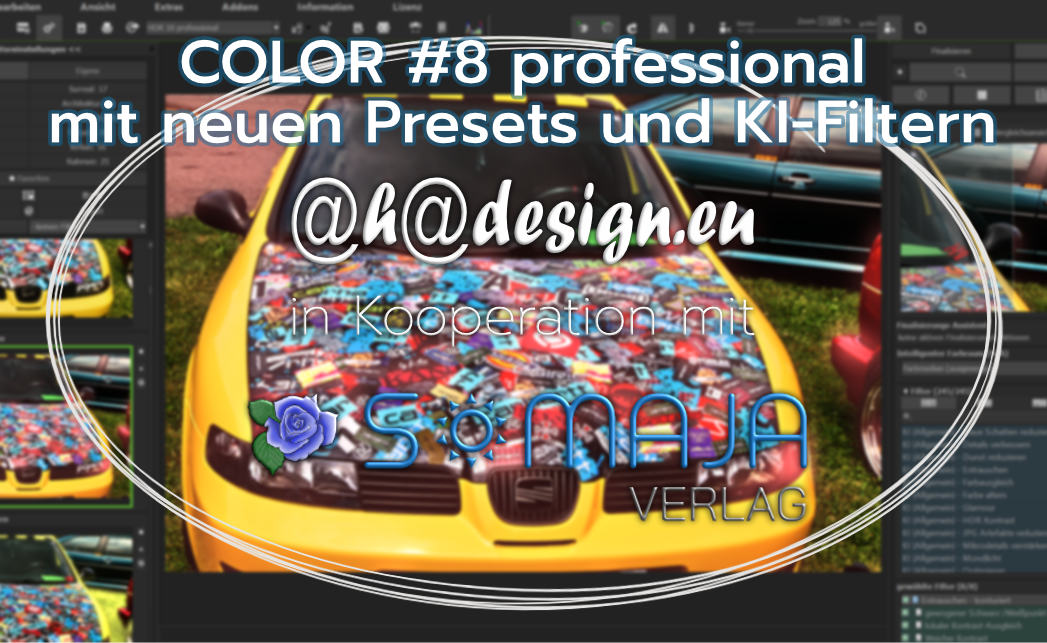 COLOR #8 professional mit neuen Presets und KI-Filtern