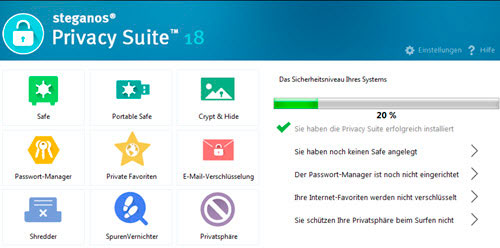 steganos-privacy-suite18-hauptmenue