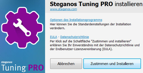 steganos-tuningpro-lizenzfenster