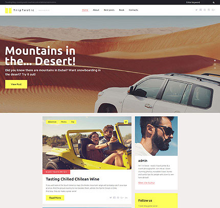 WordPress Theme für Reiseführer