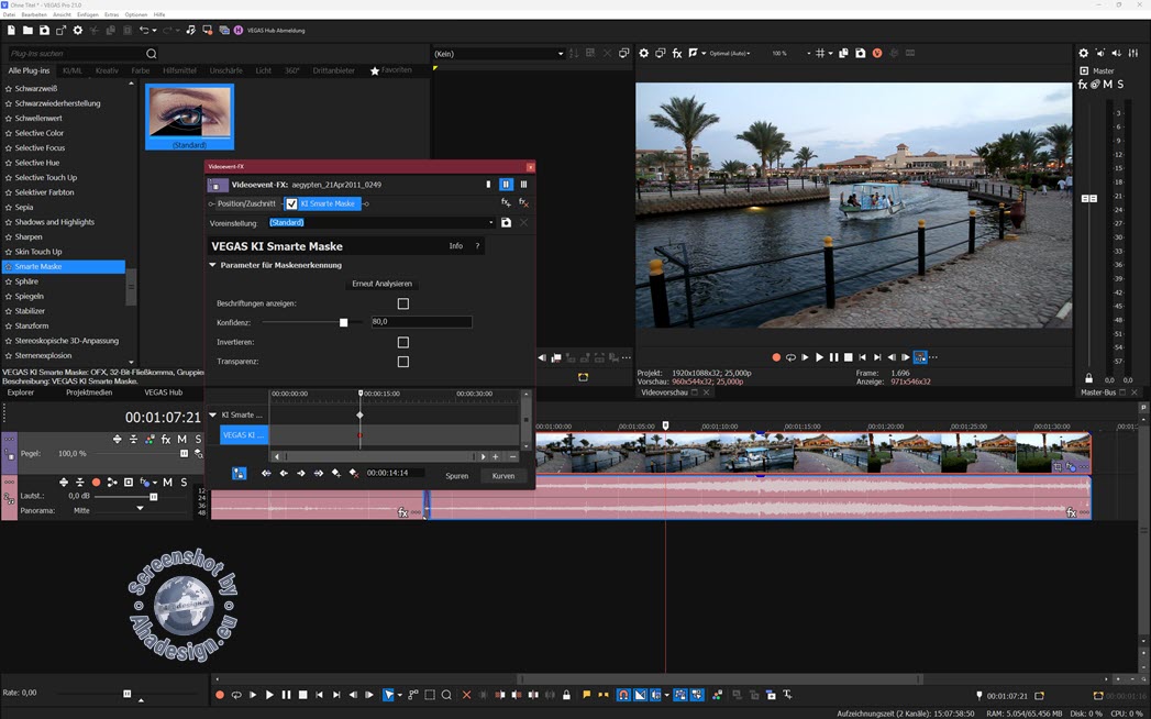 VEGAS Pro 21 - Smarte Maske