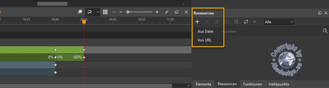 WebAnimator 4 - Ressourcen aus Datei