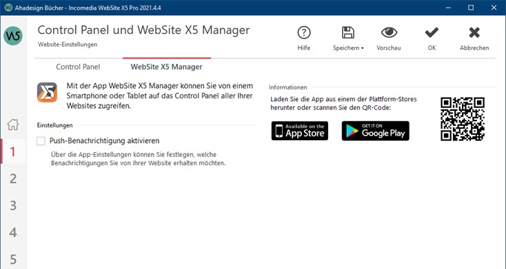 website-x5-webhosting-app-manager