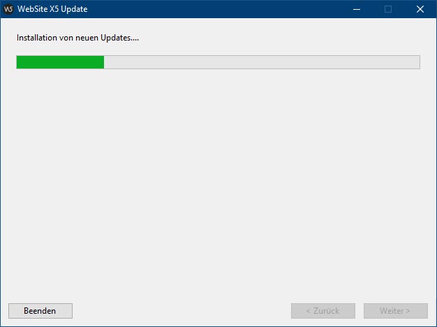 website-x5-webhosting-update-fortschritt