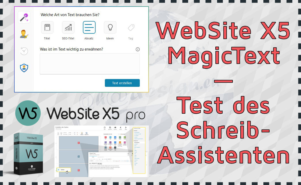 WebSite X5 - MagicText - Test