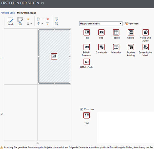 websitex5pro-v13-seiten-erstellen