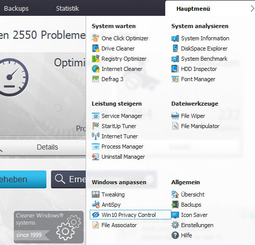 winoptimizer2017-hauptmenue-seitlich