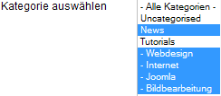 joomla-kategorieauswahl