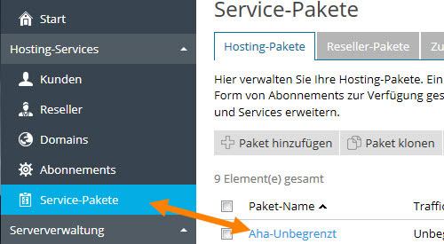 plesk-servicepakete