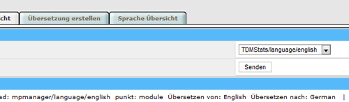 Sprachauswahl