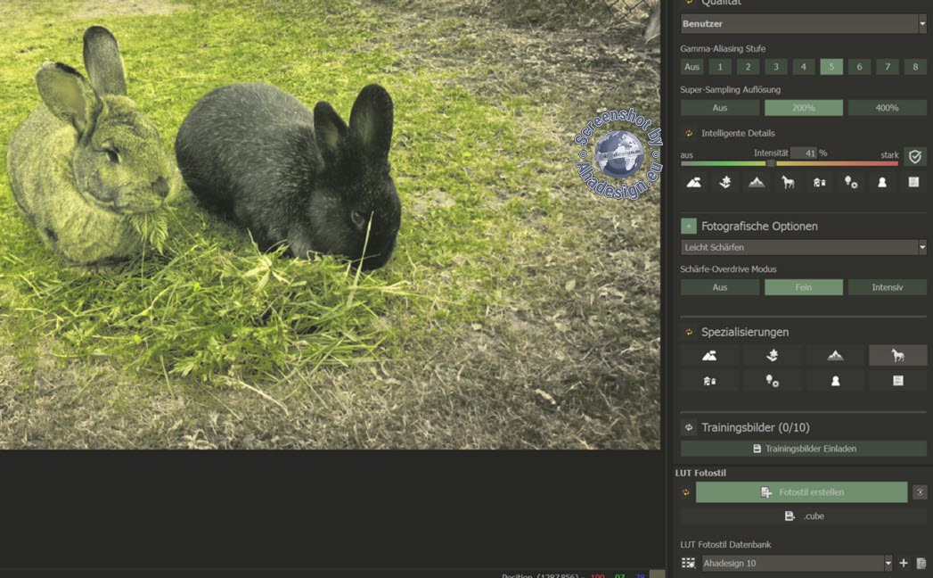 Modul »LUT Fotostil« in ZOOM #3 professional