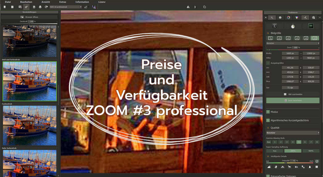 Preise und Verfügbarkeit von ZOOM#3 professional